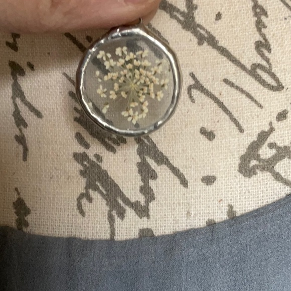 NWT Silver necklace with handmade pendant. OS - Picture 7 of 9